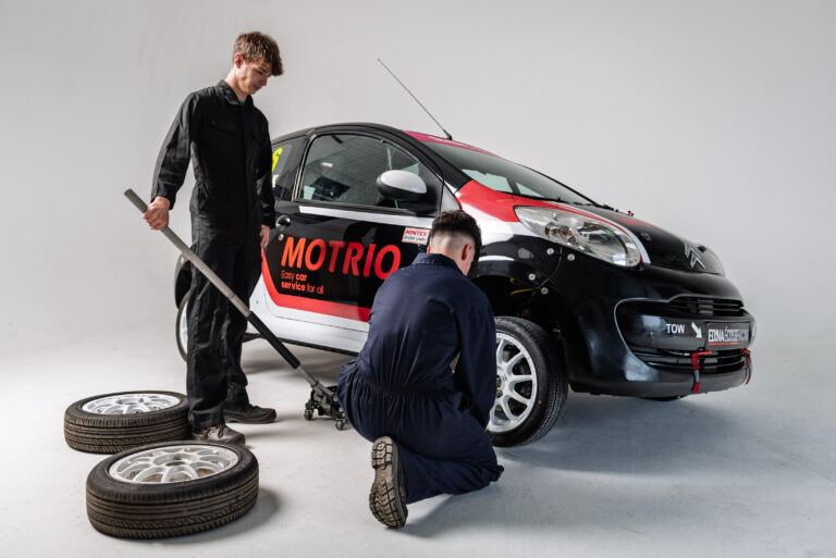 Motrio UK Partners with Edinburgh College to Encourage Young People to go Racing